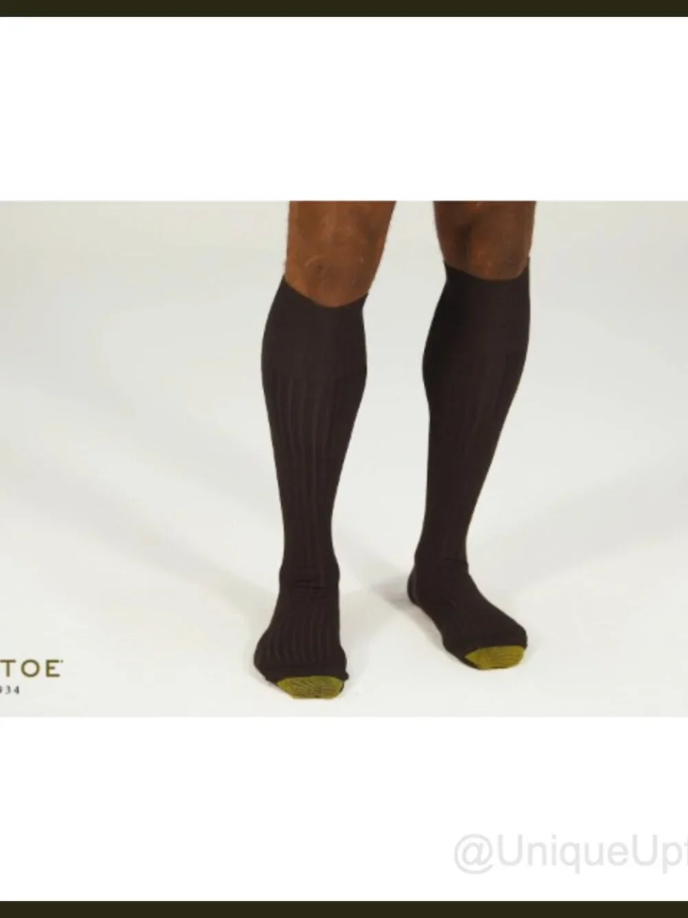 Men's Over-the-Calf Dress Socks 3-Pair Cotton Nylon Spandex